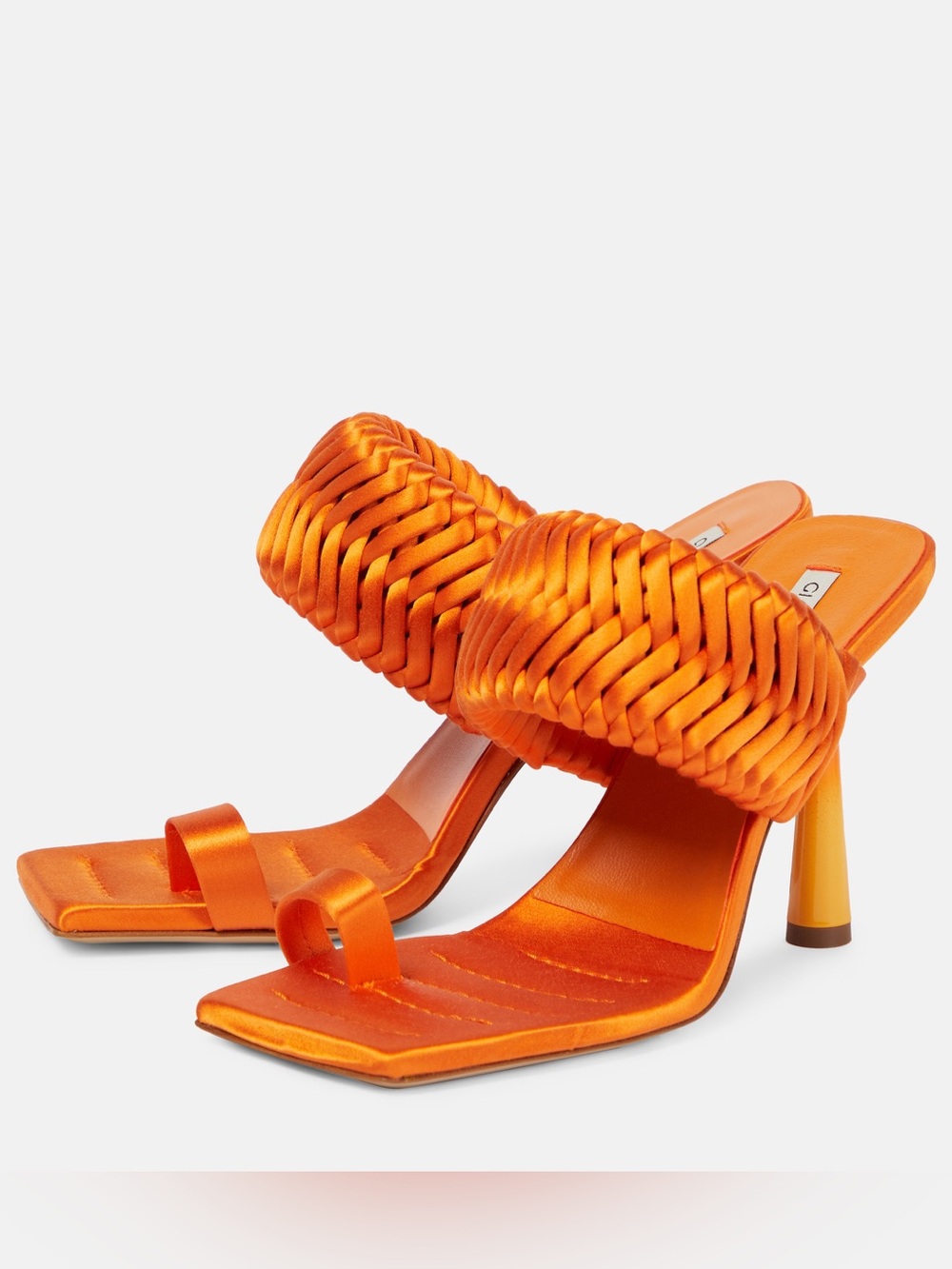 NWOT GIA BORGHINI RHW Rosie 1 Satin Sandals - Picture 5 of 15